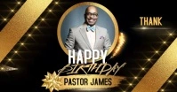 PASTOR BIRTHDAY CELEBRATION DESIGN TEMPLATE Facebook Shared Image