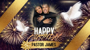 Коричневый Pastor's Birthday Celebration Wpis na Twittera Template