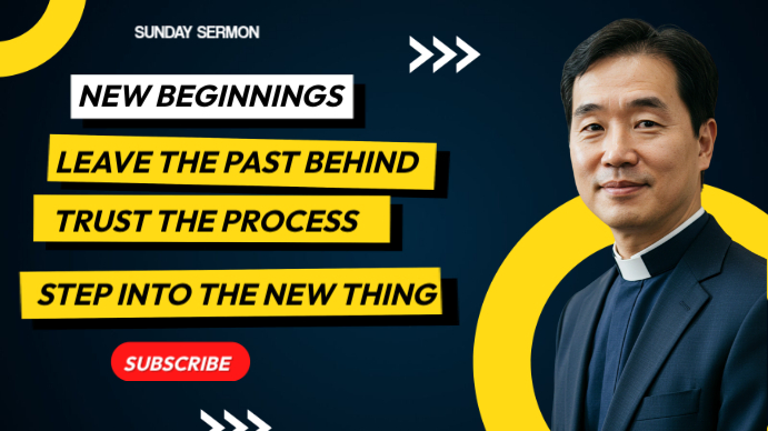 Pastor Sermon Church Video Thumbnail Template | PosterMyWall