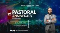 Pastoral anniversary Presentación (16:9) template