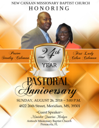 370 Church Anniversary Customizable Design Templates
