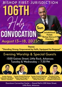 Pastoral Anniversary Flyer A6 template