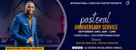 pastoral anniversary service Facebook Cover Photo template