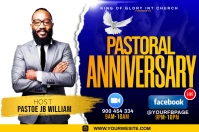 PASTORAL ANNIVESARY Label template
