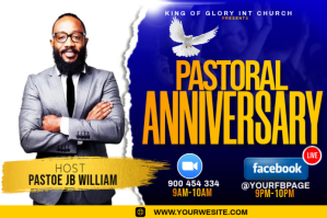 PASTORAL ANNIVESARY Label template