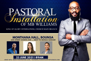 Pastoral installation Rótulo template