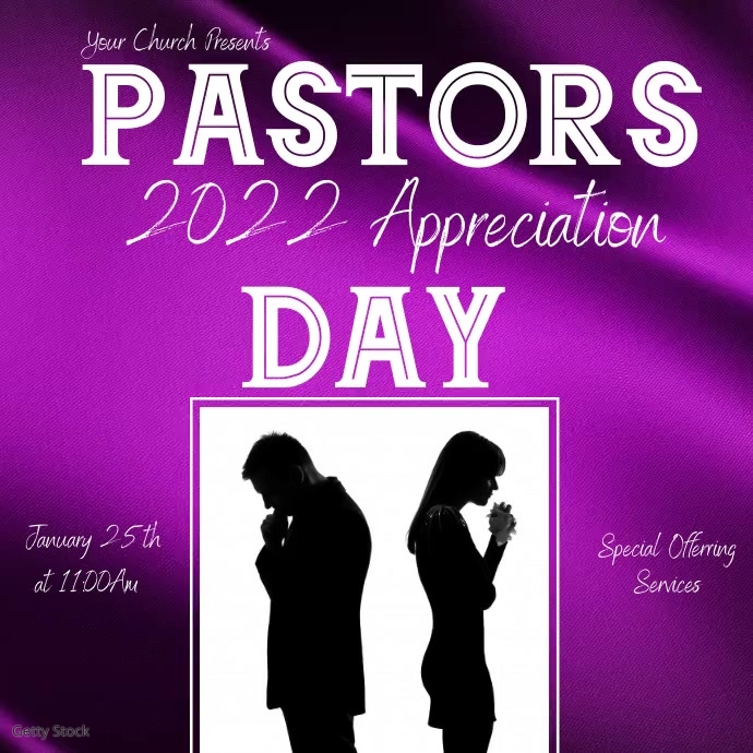 Pastors Appreciation Day Social Media Video A Template Postermywall Pastors Appreciation Day 2022