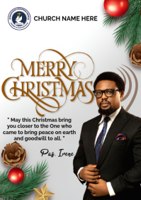 pastors message flyer A5 template