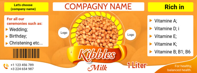 Copy of Pastry label design template | PosterMyWall