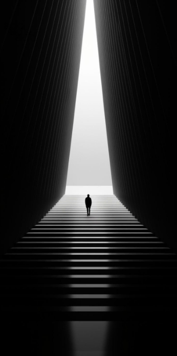 Path to light Roll Up Banner 3' × 6' template