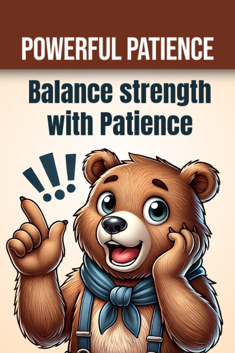 Patience Template | PosterMyWall