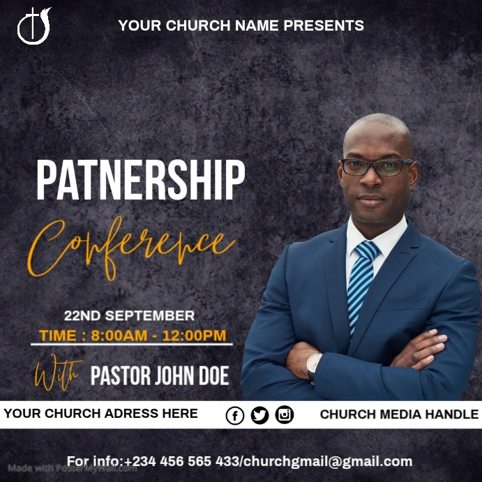 patnership conference Template | PosterMyWall