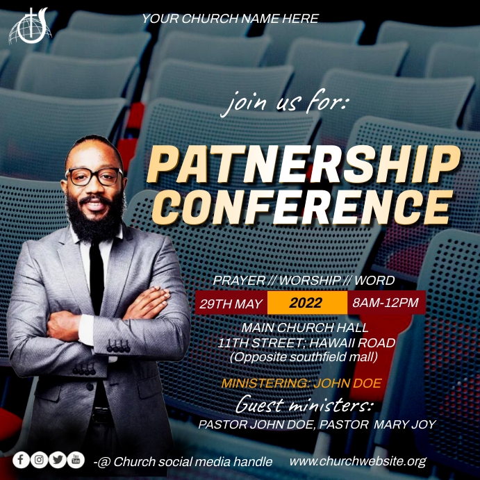 patnership conference Template | PosterMyWall