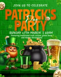 patrick's day, event, party Instagram Portrait template