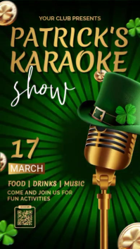 Patrick's day,st patricks,event Instagram Story template