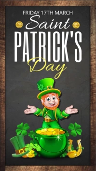 Patrick’s day Pantalla Digital (9:16) template