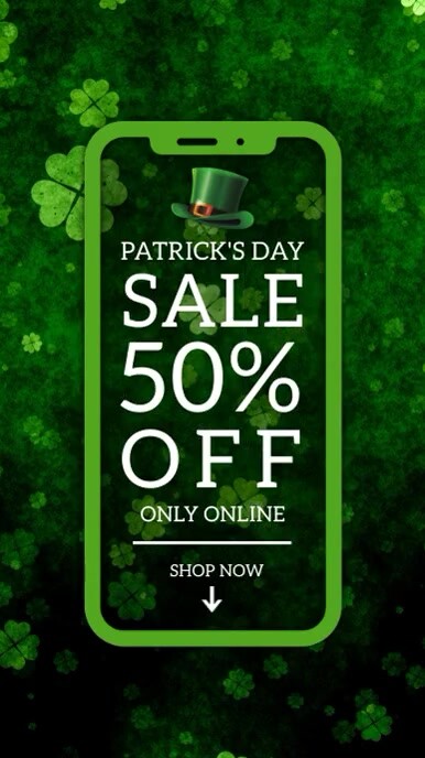 patrick's day, event, party Tiktok 视频 template