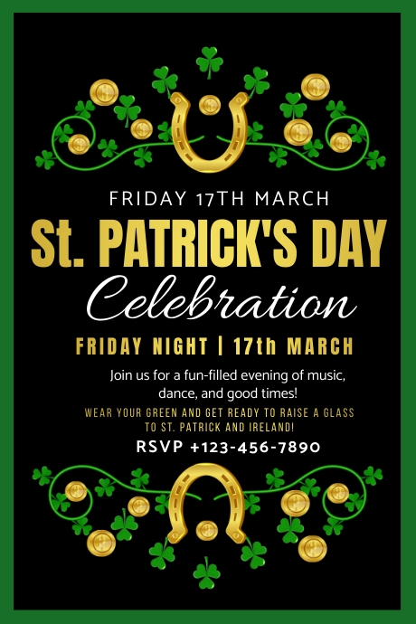 patrick's day, event, party Tumblr-afbeelding template