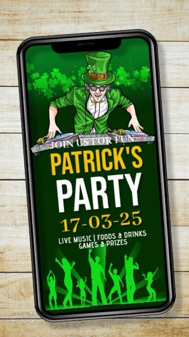 patrick's day,patrick party,event Instagram 快拍 template