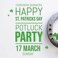 patricks day flyer Square (1:1) template