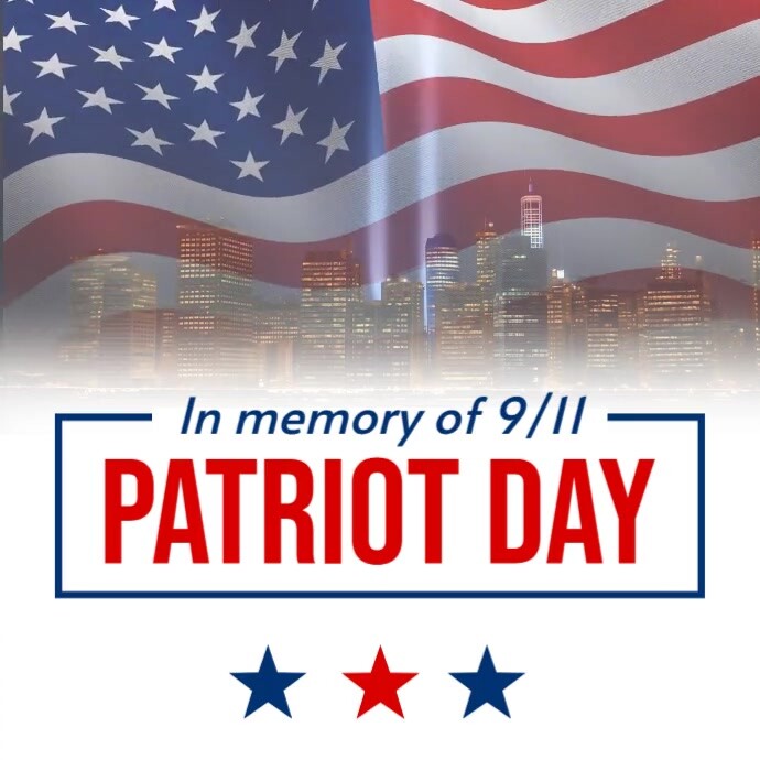 Patriot Day 9/11 Remembrance Flyer Template | PosterMyWall