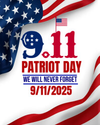 Patriot Day of USA template 2025 Instagram Portrait
