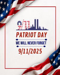 Patriot Day of USA template 2025 Instagram Portrait