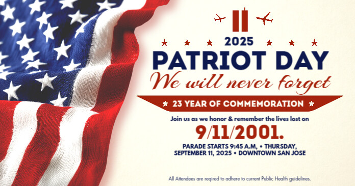 Patriot Day Parade Post Template Obraz udostępniany na Facebooku