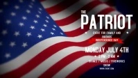 Patriotic 4th Of July Facebook Video template