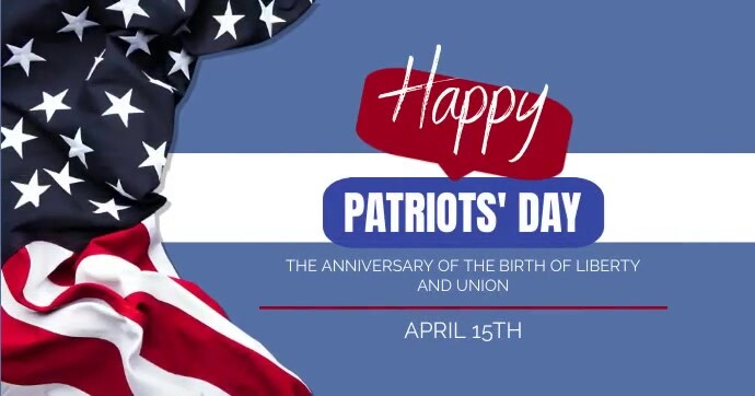 Patriots' Day Gambar Bersama Facebook template