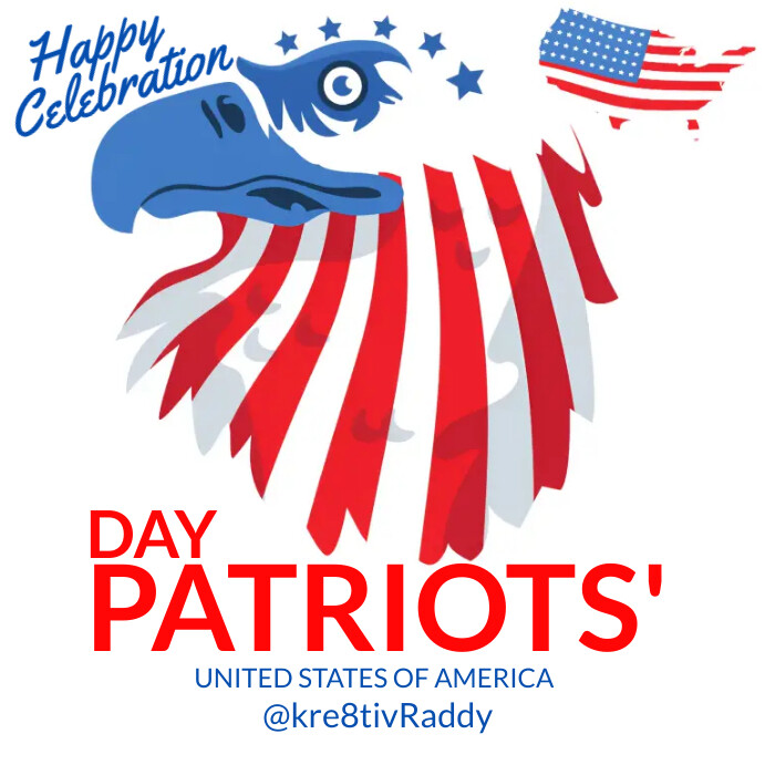 Patriots' Day Template | PosterMyWall
