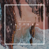Pattern Texture Abstract Light Music CD Cover Template | PosterMyWall