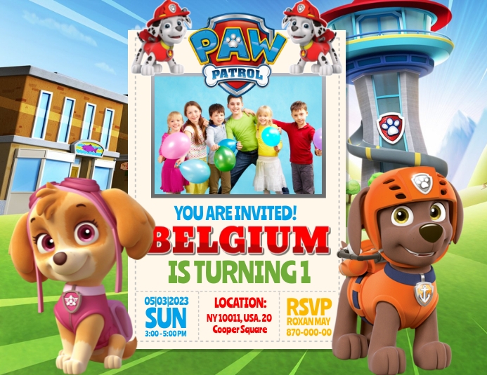Copy of Paw Patrol | PosterMyWall