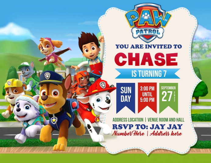 Copy of Paw Patrol | PosterMyWall