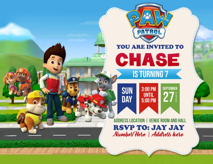 Copy of Paw Patrol | PosterMyWall