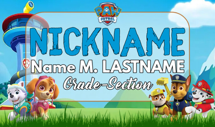 Editable Free Printable Paw Patrol Labels Editable Free Printable Paw Patrol Labels