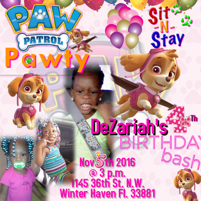 Paw Patrol Vorlage Postermywall