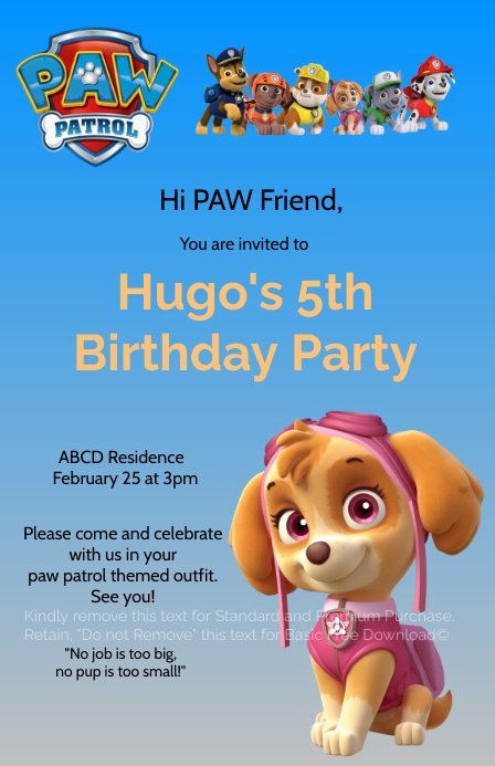 Modele Patte Patrouille Skye 5 5in X 8 5in Postermywall Modele Patte Patrouille Skye 5 5in X 8 5in Postermywall