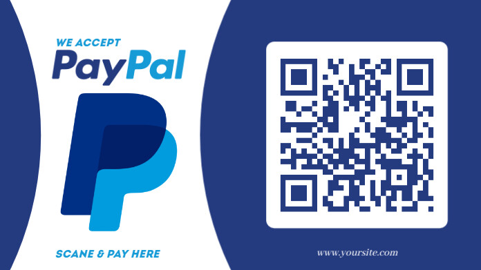 Pay With Paypal | Scan And Pay Twitter Post Twitter-bericht template