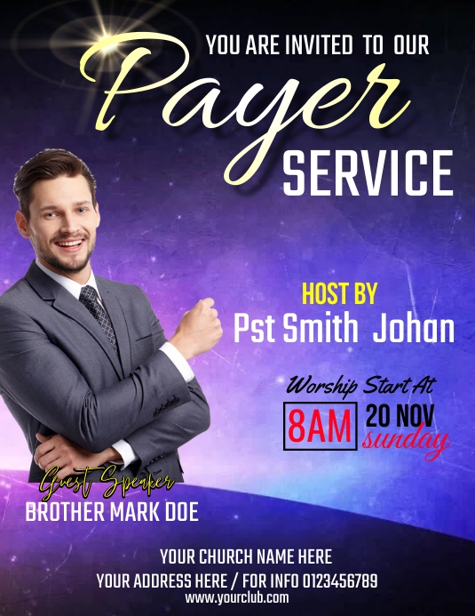 Copy of Payer service | PosterMyWall
