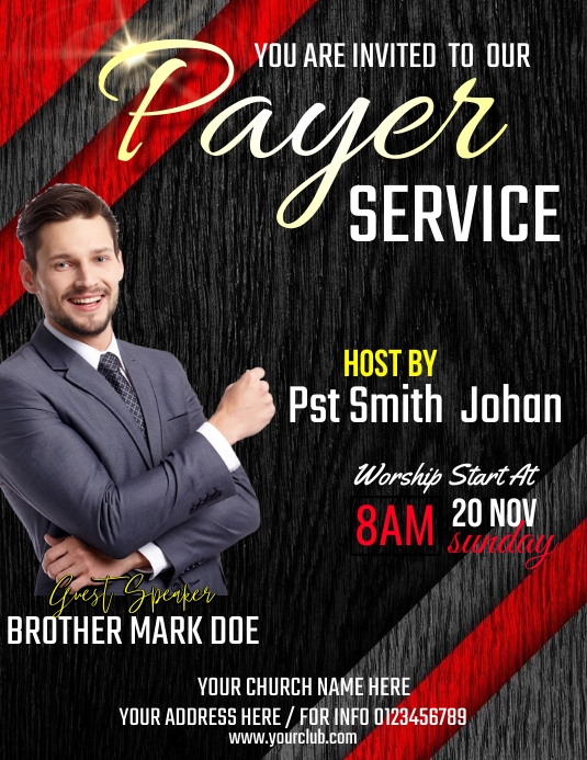 Payer service Template | PosterMyWall