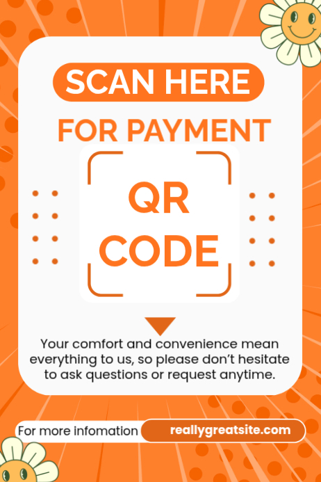 Payment qr flyer Template | PosterMyWall
