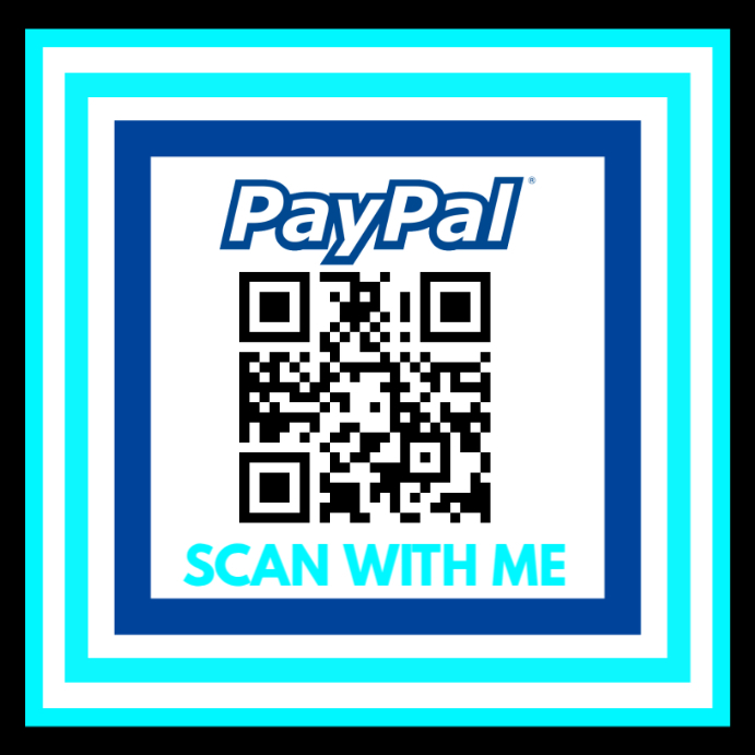 Paypal Scan With me Instagram Post template