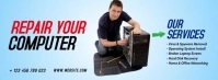 PC Repair Ad Фотография обложки профиля Facebook template
