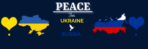 peace for ukraine and russia Nagłówek na Twittera template