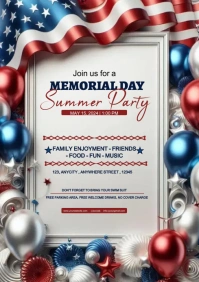 Peace officers memorial day design flyer A1 template