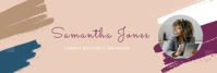 Peach HR Manager LinkedIn Banner template