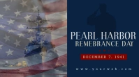 Pearl Harbor Remembrance Day Twitter Post Tem template