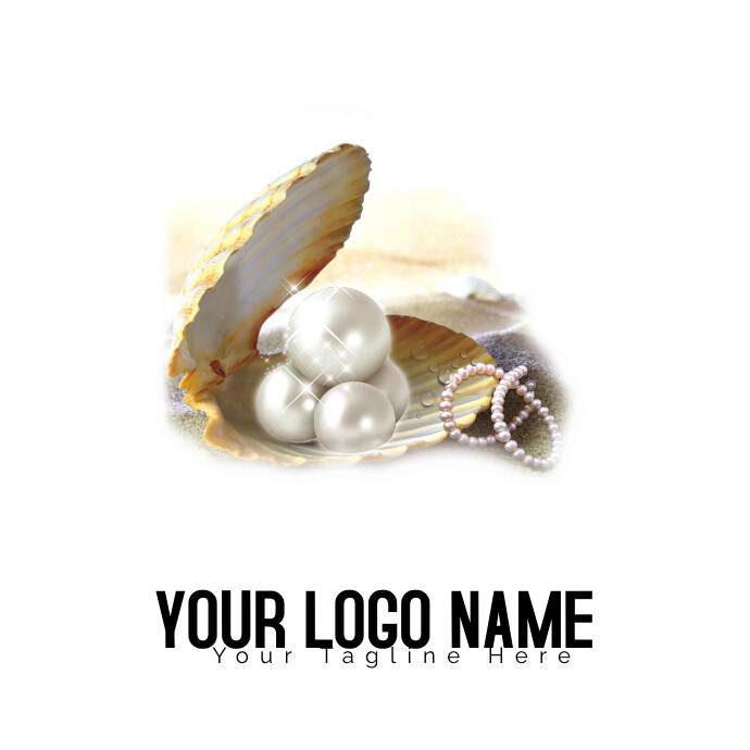 Pearl Inside The Seashell, Logo template