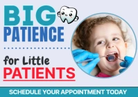 Pediatric Dental Post Postcard template